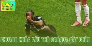 Khoảnh Khắc Cầu Thủ Canada Gãy Chân Trên Sân